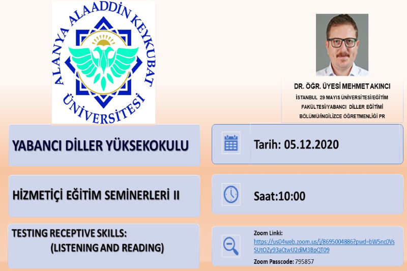 Webinar: Teachnig Receptive Skills